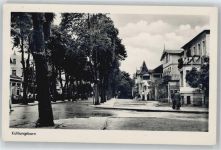 18225 O2565 Kühlungsborn , Ostseebad - Baum Straße Fußgänger Haus