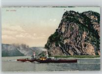 Dampfer Loreley Künstlerkarte