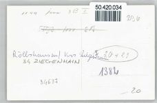34613 W3578 Ziegenhain , Hess - Feld Haus Gesamtansicht
