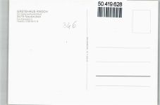 34626 W3579 Neukirchen , Knüllgeb - Gasthaus Knoch Feld Fußgänger