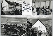 35287 W3572 Amöneburg - Fliegeraufnahme, Pension, Konditorei Burg-Café