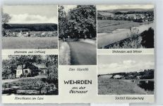 37688 W3472 Wehrden , Weser - Forsthaus Schloss Feld