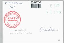 61462 W6240 Schneidhain , Taunus - Foto Gasthaus Rothenbacher Lampe Tisch Stuhl