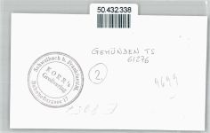 61276 W6395 Gemünden , Kr Usingen, Taunus - Foto Berg Feld Haus Baum