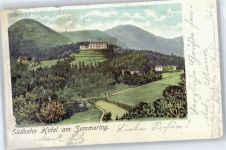 8684 Spital am Semmering Gebrauchsspuren Südbahn Hotel am Semmering