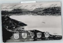 86911 W8918 Dießen a. Ammersee - Wappen , Panorama