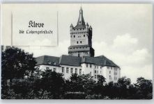 47533 W4190 Kleve , Niederrhein - Burg Turm Baum