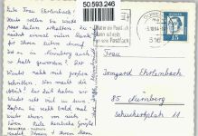 52349 W5160 Düren , Rheinl - gel. 5.10.64, Stadthalle