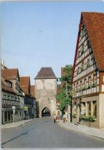 90518 W8503 Adelheim b Nürnberg - Unteres Tor mit Fachwerkhäusern