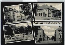 02906 O8920 Niesky - Krankenhaus, Schwimmbad, Karl-Marx-Straße, Theater