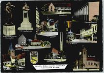 40721 W4010 Hilden - Denkmal Kirche Auto Mittelstraße Wappen