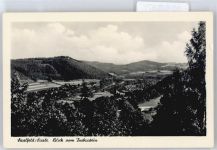 07318 O6800 Saalfeld , Saale - Blick zum Fuchsstein