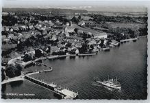 88709 W7759 Hagnau am Bodensee - Luftaufhame, Bodensee, Schiff