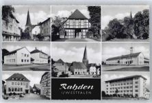 32369 W4993 Rahden , Westf - Kirche Marktplatz Auto