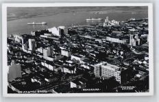 Santos - Meer Panorama Fliegeraufnahme