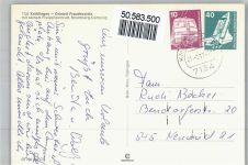 75438 W7134 Knittlingen - Schwimmbad Panorama Rathaus Kirche