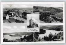 52385 W5168 Schmidt , Eifel - Kirche, Talsperre