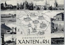 46509 W4232 Xanten - Dom Markt Mühle Schule