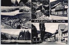 98746 O6424 Katzhütte - Katzegrund, Teilansicht, Jugendherberge Helmut Just, Karl-Marx-Platz AKU2