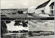 98724 O6420 Neuhaus am Rennweg - Jugendherberge, Postamt, Waldbad