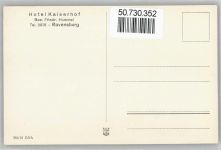 88212 W7980 Ravensburg , Württ - Eisenbahnstraße, Hotel Kaiserhof