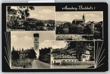 09456 O9300 Annaberg-Buchholz - Blick vom Schreckenberg, Marktplatz, Pöhlberghaus, Frohnauer Hammer