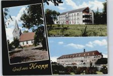 24848 W2382 Kropp b Schleswig - Kirche, Schule, Haus Kapernaum
