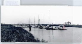 26935 W2883 Rodenkirchen , Kr Wesermarsch FOTO KEINE AK Foto mit Negativ, Bootshafen