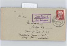 09419 O9375 Grießbach KEINE AK Landpoststempel