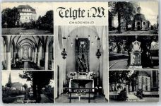 48291 W4404 Telgte - Marienheim, Marienlinde, Altar, Emspromenade, Kirche