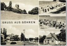 18586 O2345 Göhren , Rügen - Strand, Kurpark
