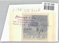 21745 W2170 Basbeck , Niederelbe FOTO KEINE AK Foto mit Negativ, Kirche