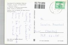 98639 O6103 Walldorf b Meiningen - Sandsteinhöhle, Wallfahrtskirche AKU2