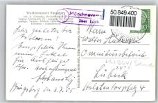 23744 W2437 Mönchneversdorf - Waldrestaurant Bungsberg , Posthilfsstellenstempel