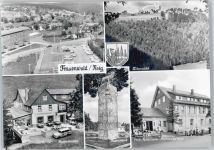 98711 O6304 Frauenwald - Teiansicht, Fraubachmühle, Monument, FDGB-Ferienheim Raymonde Dien