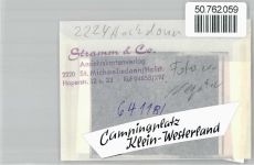 25712 W2224 Hochdonn FOTO KEINE AK Foto mit Negativ