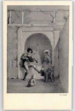Goetz, M. , Junge mit Geige Künstler