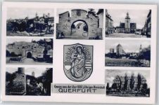 06268 O4240 Querfurt - Rathaus , Marktplatz