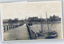 17454 O2238 Zinnowitz , Ostseebad - Seebrücke, Boot