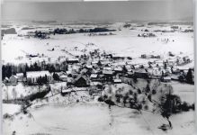 88260 W7989 Eglofs , Kr Wangen im Allgäu - Winterlandschaft , Fliegeraufnahme