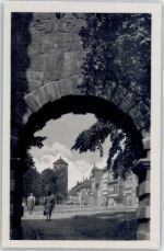 99974 O5700 Mühlhausen , Thür - Blick durchs Frauentor