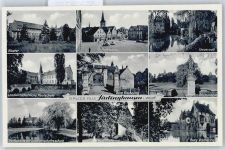 59348 W4710 Lüdinghausen - Kloster, Marktplatz, Steverwall, Am Glockenkolk, Burg Vischering, Landwirtschaftliche Realschule