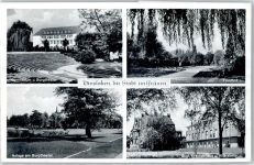 46535 W4220 Dinslaken - Gymnasium, Burgtheater, FRiedhof, Altersheim