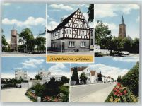 63110 W6054 Jügesheim - Kirche, Siedlung, Turm