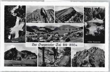 87544 W8976 Gunzesried - Hochgrat, Aubachfall, Freibad, Rindalphorn, Tennemooskopf, Stuiben