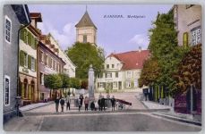 79400 W7842 Kandern - Marktplatz, Kirche, Apotheke