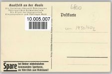 07318 O6800 Saalfeld , Saale 1930 - Empfang von Salzburger Emigranten auf dem Markt