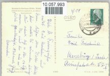 99897 O5809 Tambach-Dietharz , Thüringerw - FDGB-Erholungsheim 8.März Innenaufnahme Speiseraum