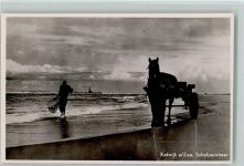 Schelpenfischer in Katwijk a/Zee Angeln