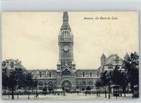 Antwerpen 1915 - La Gare du Sud Bahnhof Straßenbahn